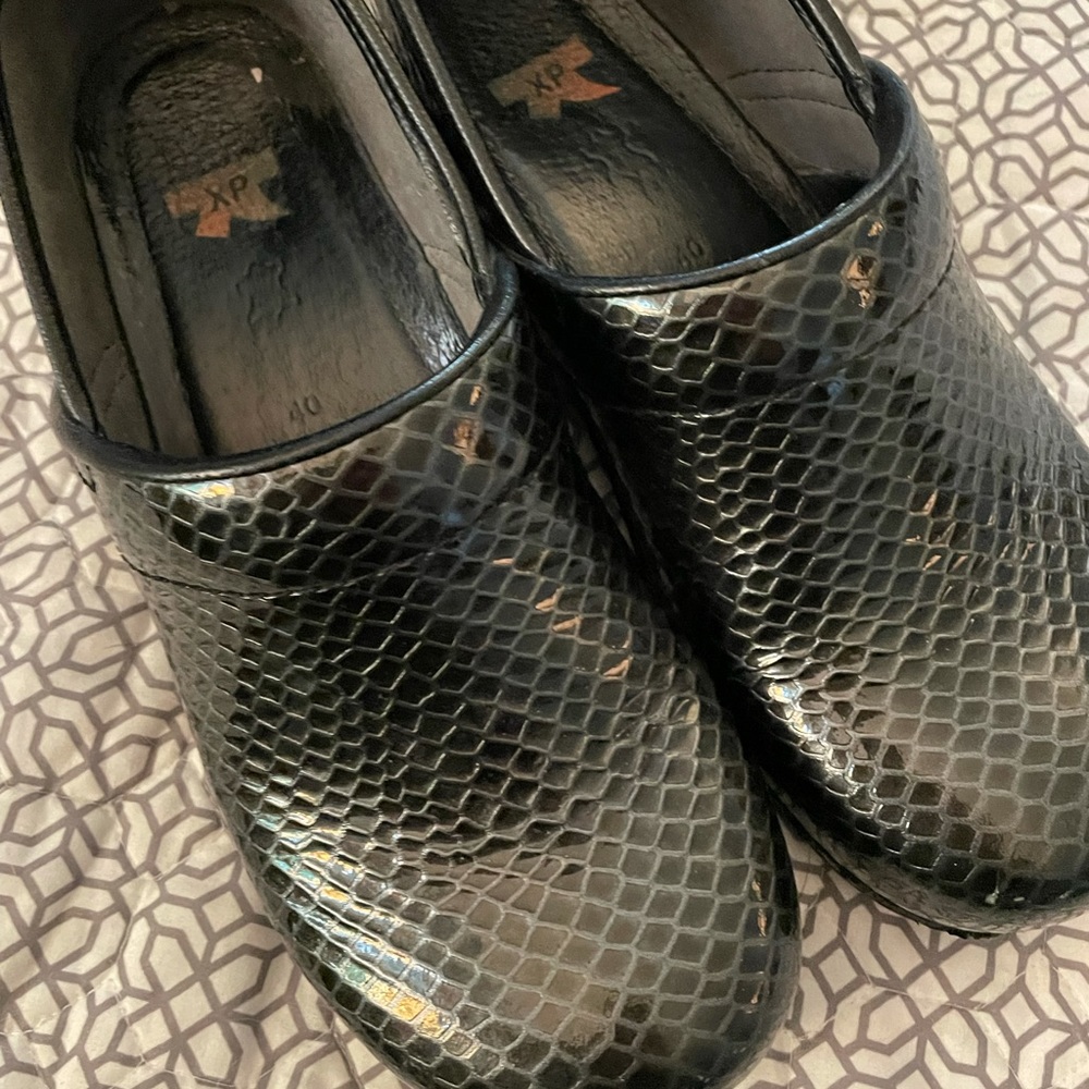 Dansko Black XP Snakeskin